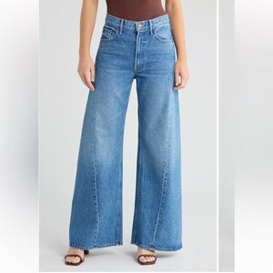 MOTHER NWT Wide-Leg Jeans in Munchies